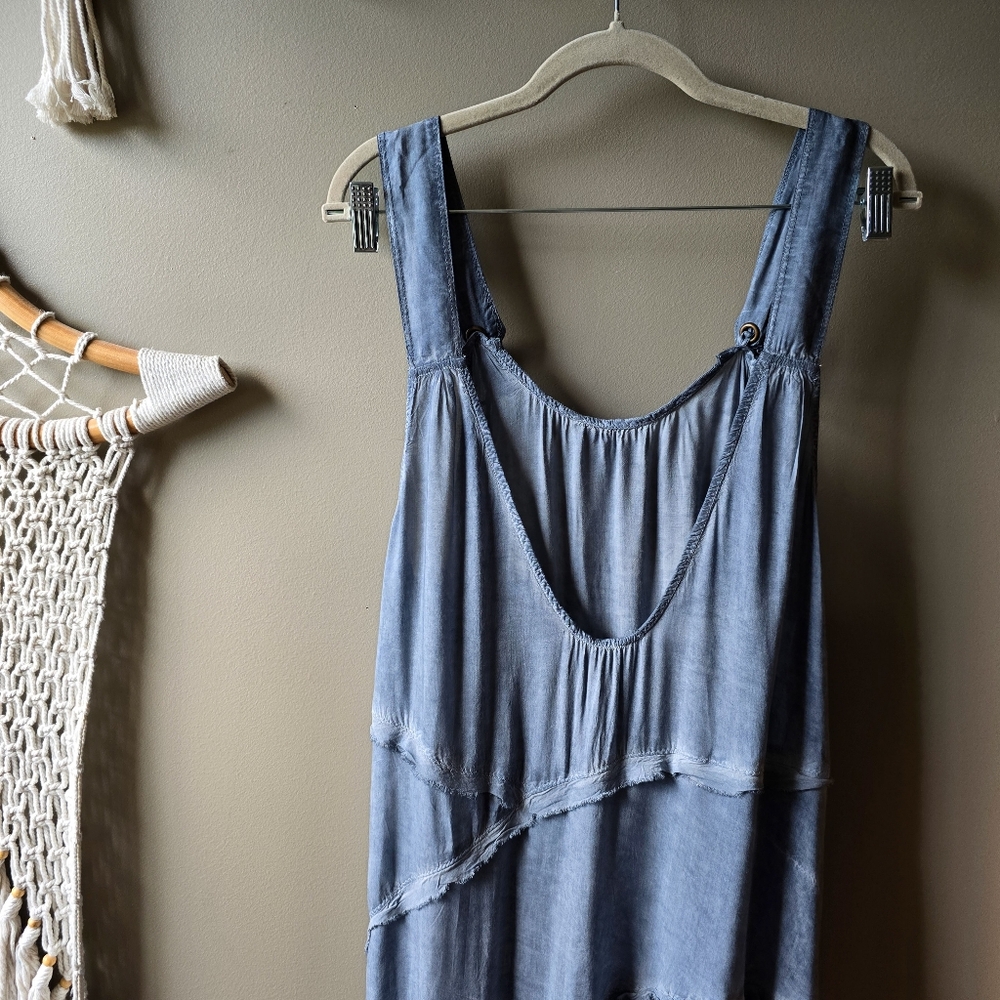 Free People Act Natural Shapeless Harem Romper Jumpsuit - Picture 7 of 8